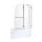 Anzzi Right Drain Tub With 48 x 58 in. tub door in Brushed Nickel, 5 ft. SD1101BN-3260R - alternate 6